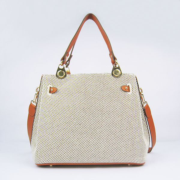 Replica Hermes New Arrival Double-duty handbag Orange 60668